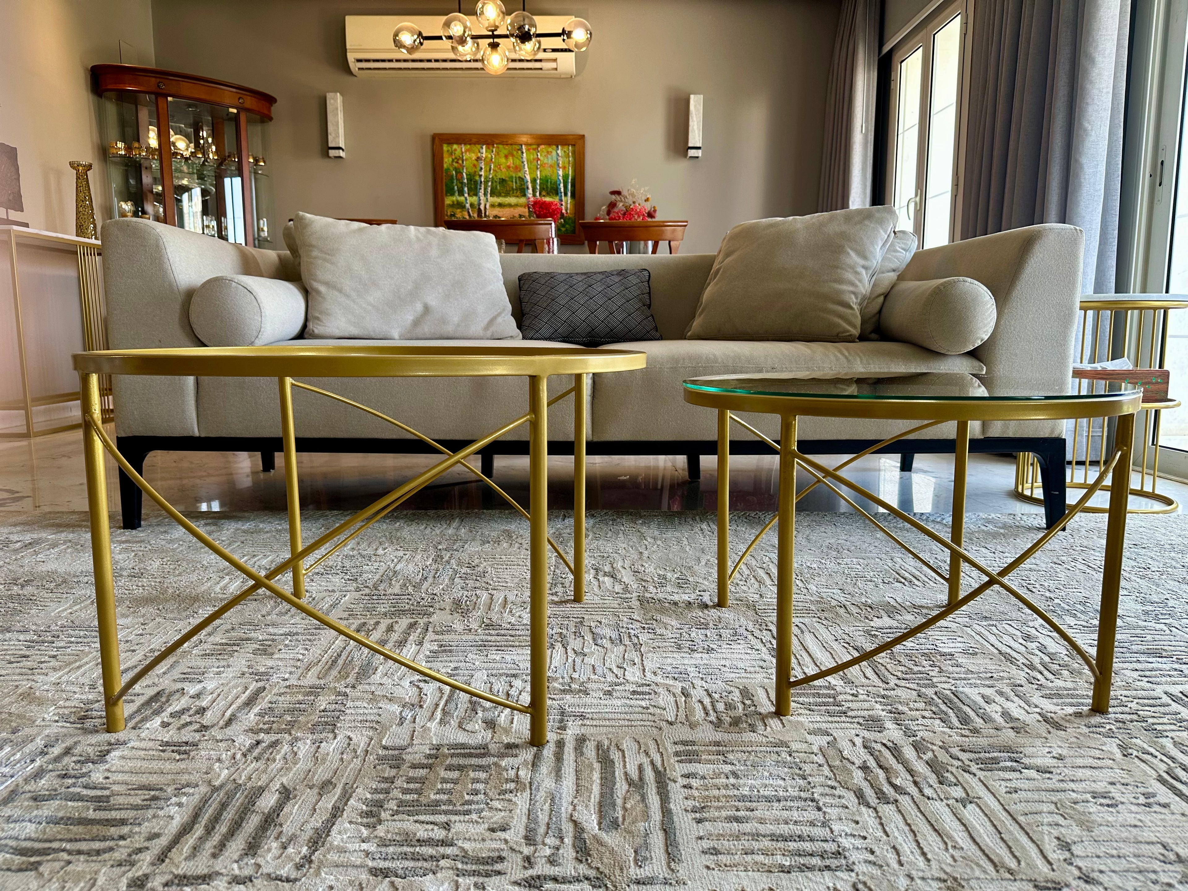 Golden Duo – Center Table Set