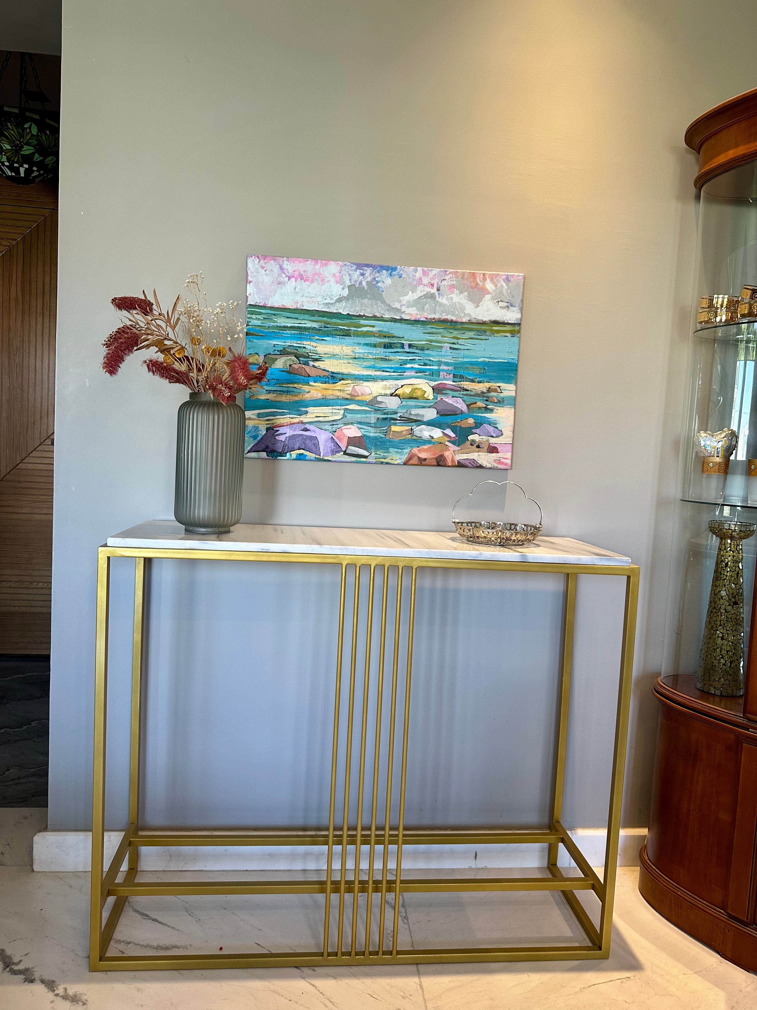 Marble Glow – Console Gold