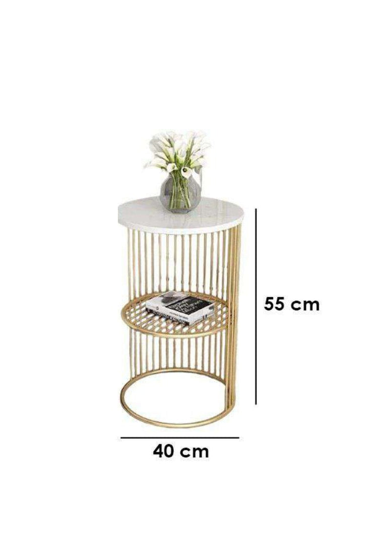 Carrara Elegance – Side Table