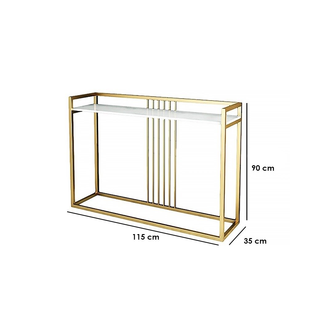 Marble Glow – Console Gold